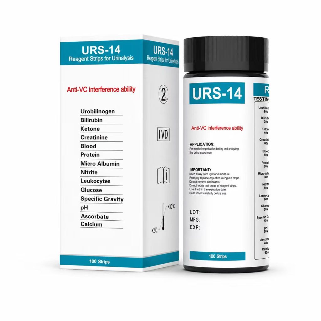 URS-14 Urinalysis Reagent Strips